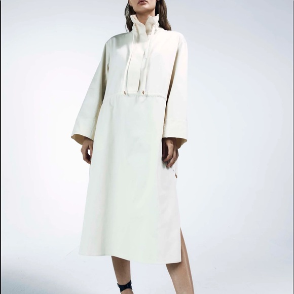 Zara PARKA DRESS - LIMITED EDITION BEIGE NEW - Picture 4 of 7